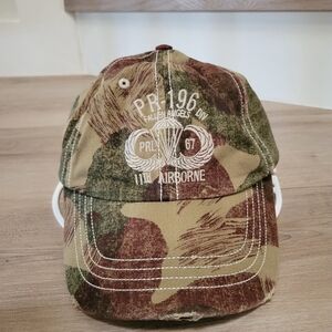 Polo Ralph Lauren VTG Military Baseball cap U.S. Army's 11th Airborne Division